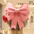 Pink & Black DIY Giant Bow Decoration