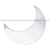 Starry Night Foil Moon Party Garland