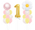 WOW Daisy Balloon Bouquet