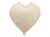 Beige Matte Heart Foil Balloon