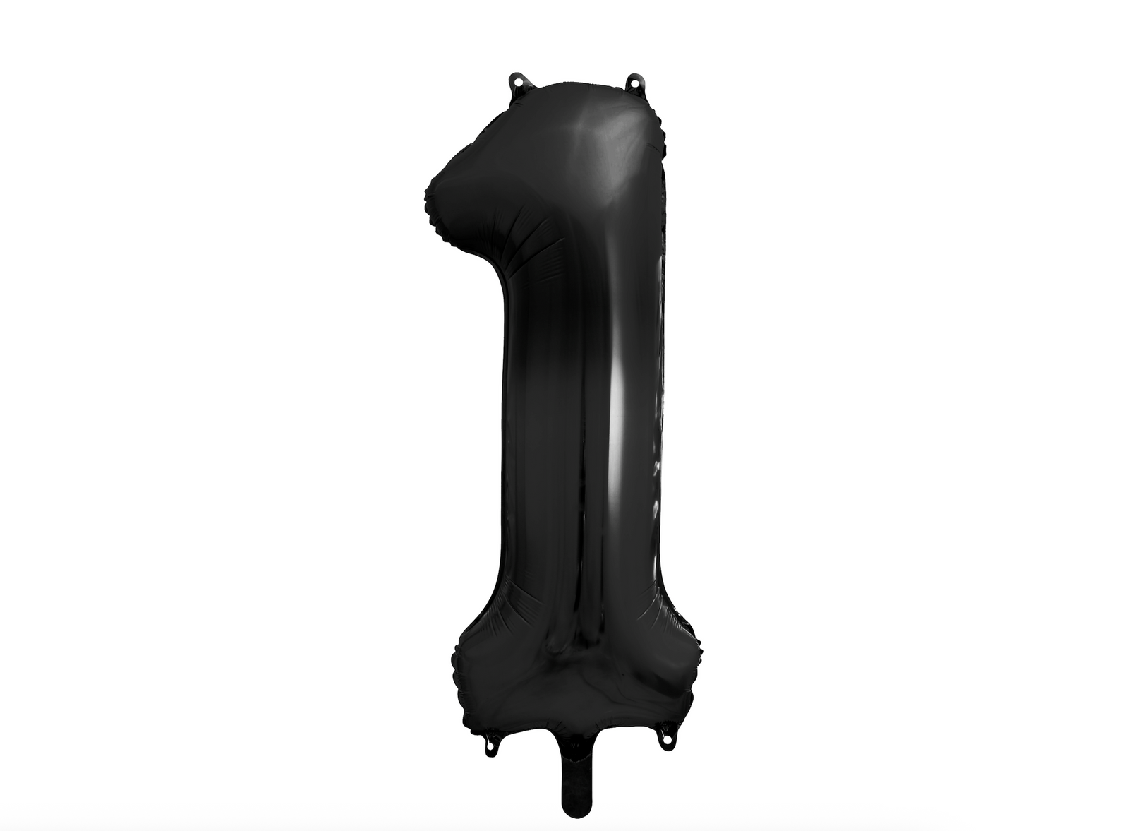 Black Number Foil Balloon