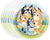 Bluey Birthday Party Plates