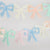 Tissue Paper Bow Garlands