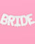Classic White Bride Letter Balloons