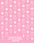 Decorative strands with diamond and ring designs on a pink background