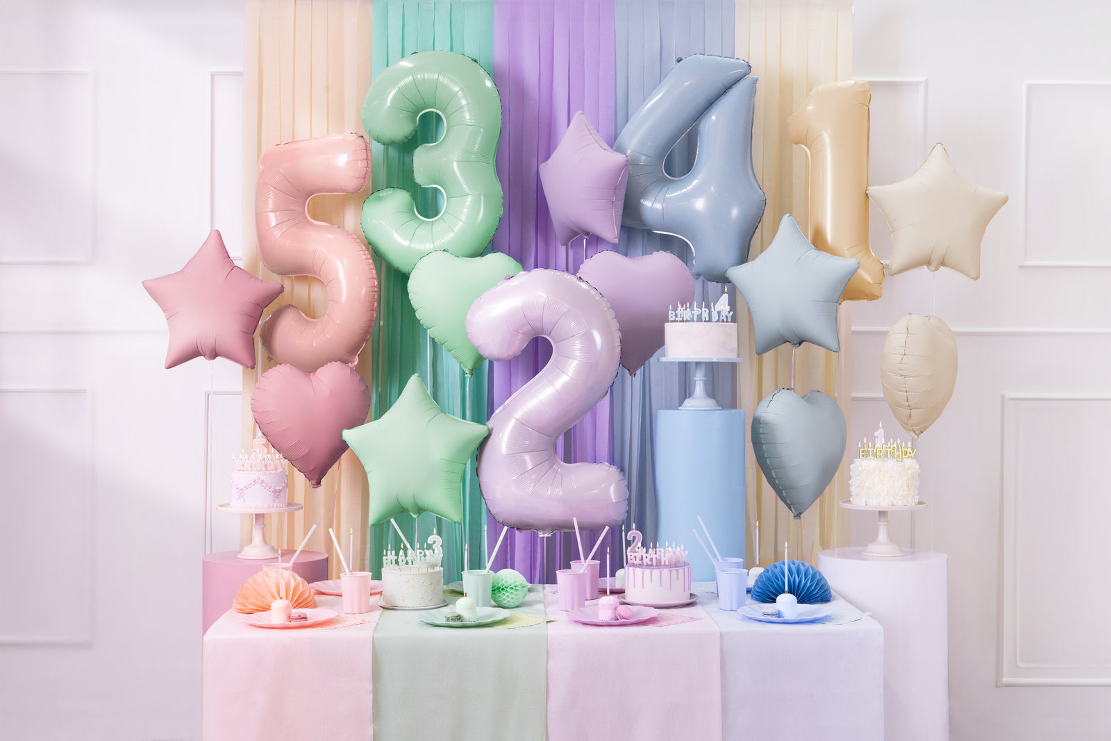 Beige Matte Heart Foil Balloon
