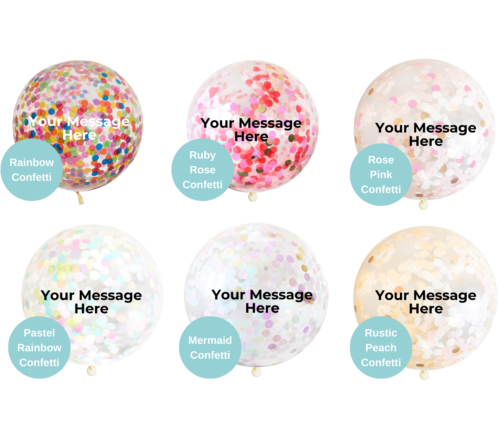 Custom Giant Confetti Balloon