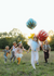 Matte Green Starry Foil Balloon