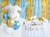 Hello Baby White Romper Napkins