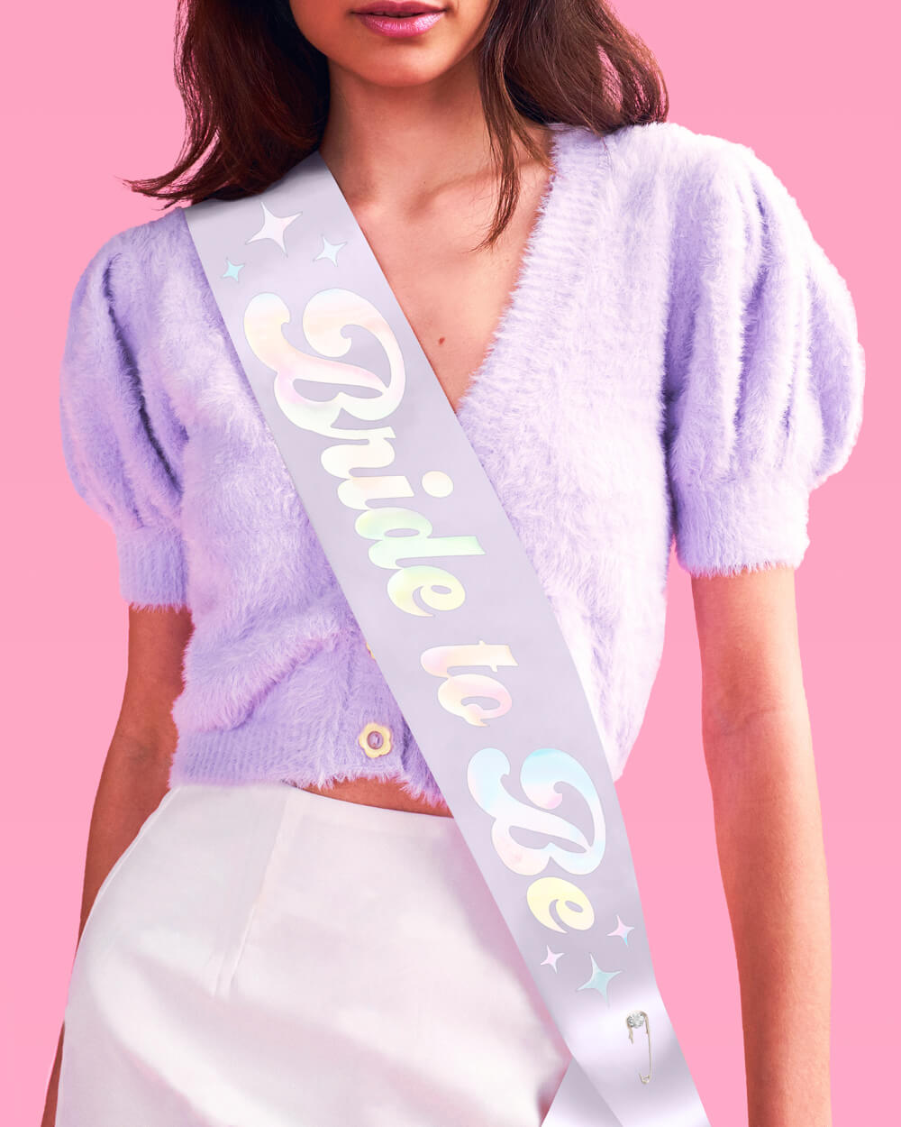 Last Disco Iridescent Bride Sash