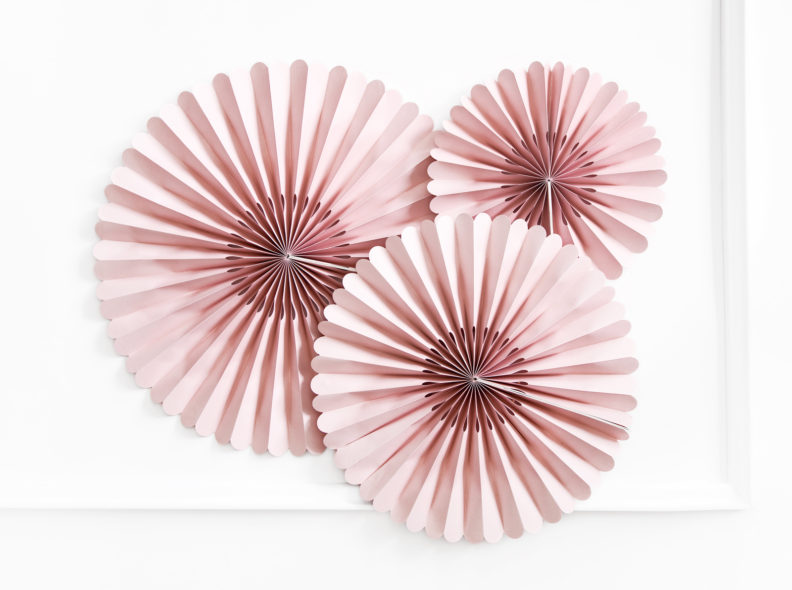 Light Pink Decorative Paper Fans