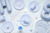 Matte Blue Happy Birthday Cake Topper