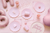 Matte Pink Happy Birthday Cake Topper