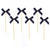 Mini Bow Cupcake Toppers