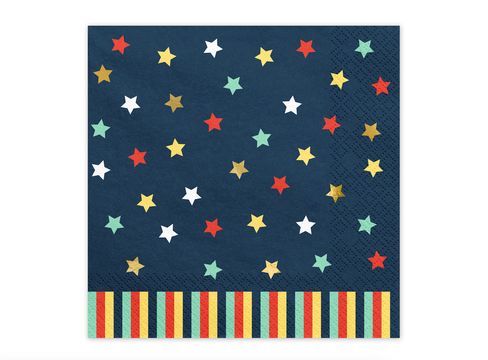 Navy Blue Stars Napkins
