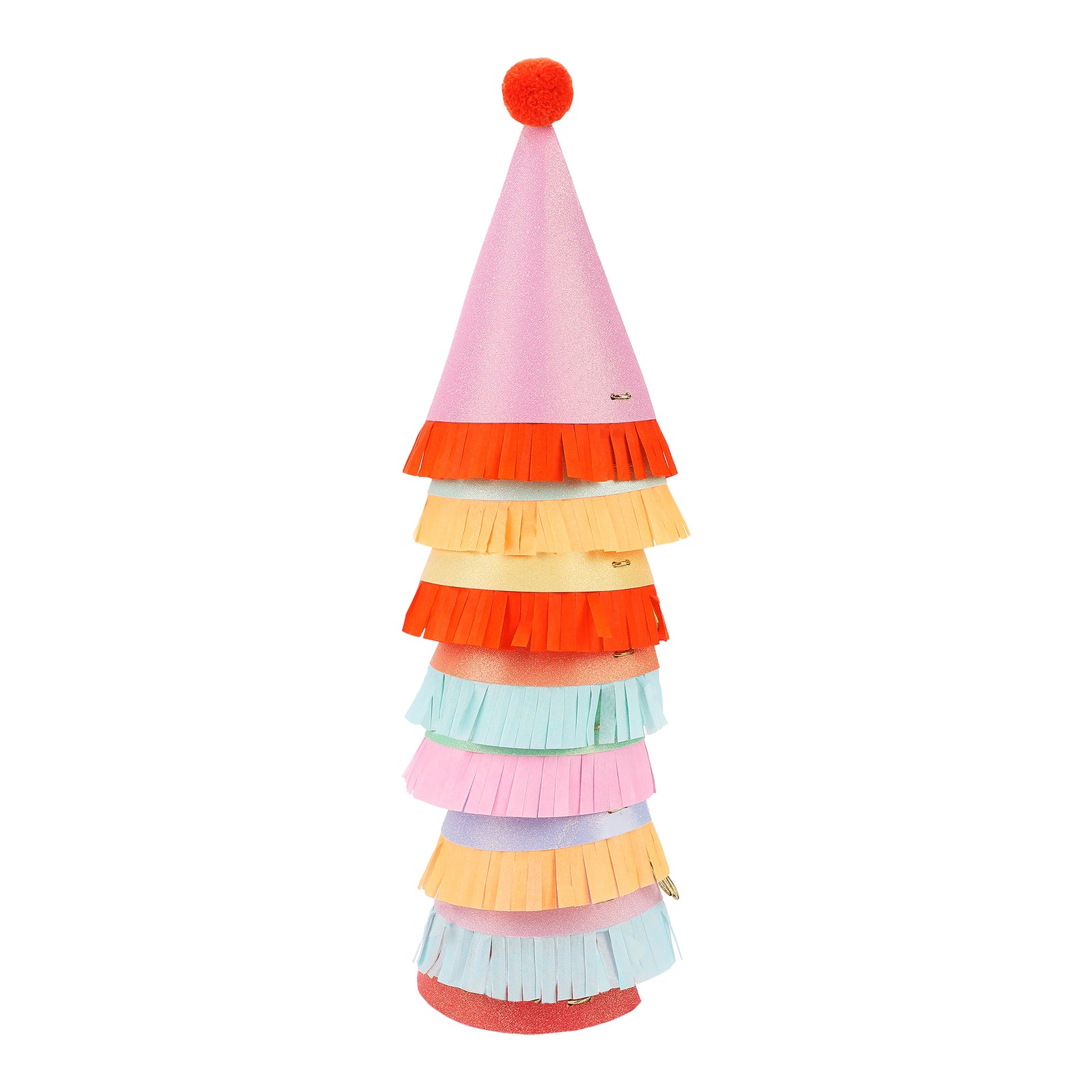 Mini Glitter Party Hats Set