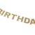Gold Shimmer Happy Birthday Banner