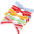 Multicolor Ric Rac Anything Clip-On Bow Set