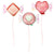 Candy Heart Balloons