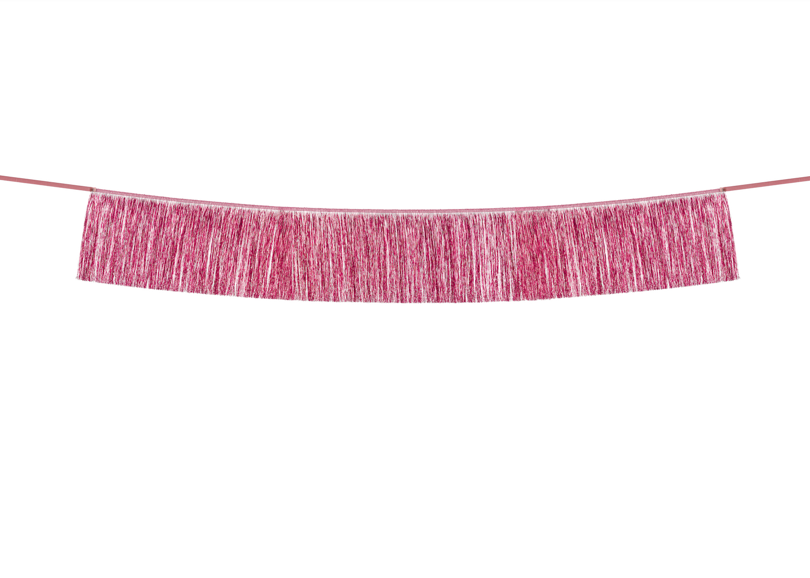 Pink Tinsel Fringe Garland
