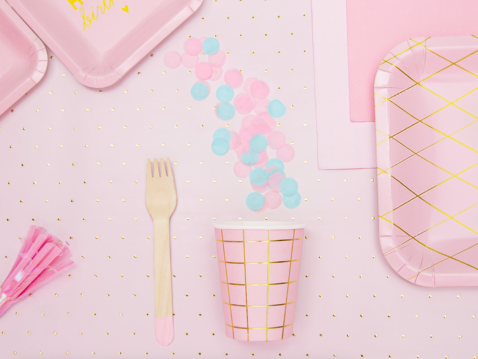 Light Pink Wooden Cutlery Set