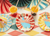 Circus Stripes Party Plates