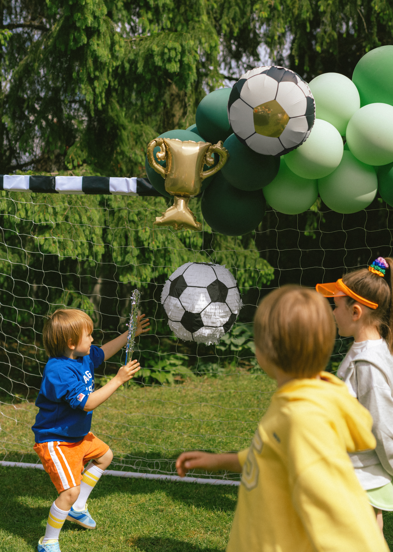 Trophy & Ball Foil Balloons