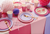 Deep Pink Rectangle Tablecloth
