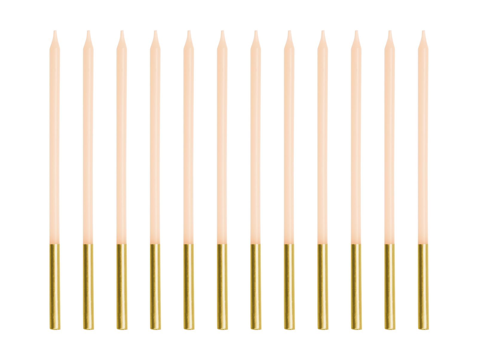 Tall Ivory Birthday Candles