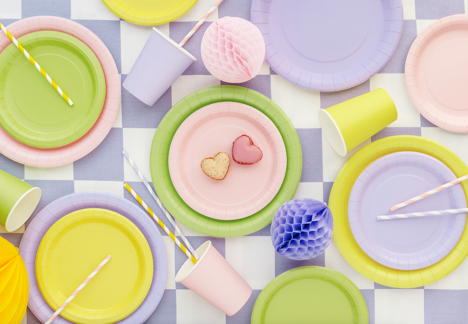 Lavender Paper Plates