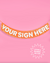 Orange Pop Fringe Banner