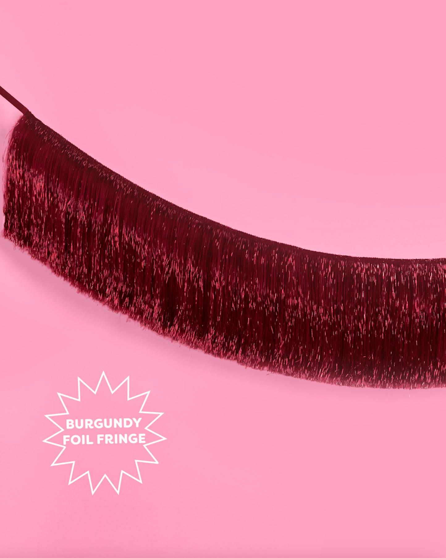 Maroon Fringe Banner