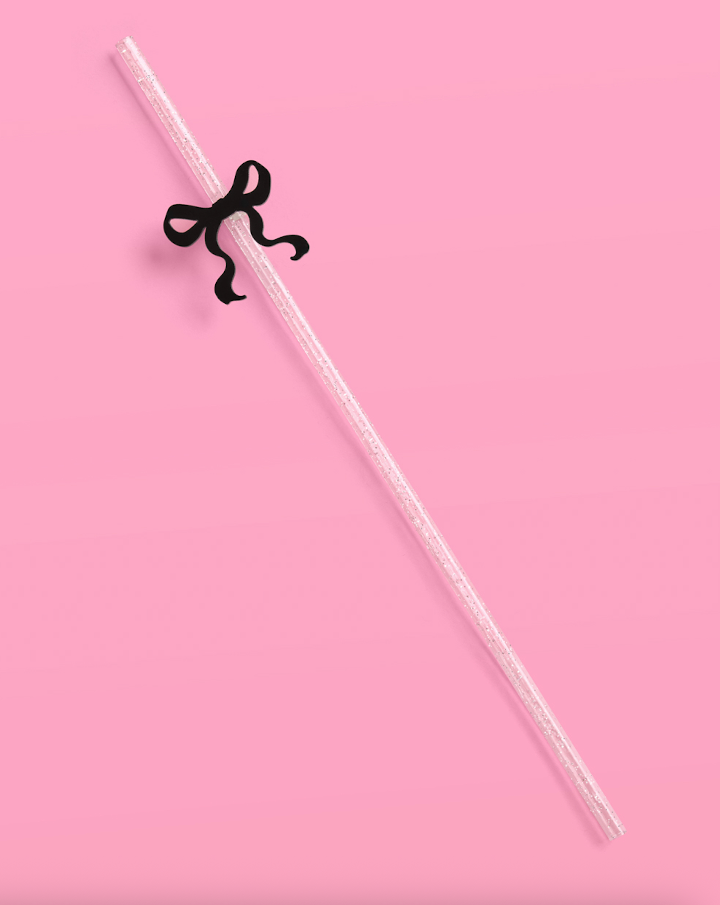 Little Black Bow Straws
