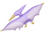 Purple Pterodactyl Foil Balloon