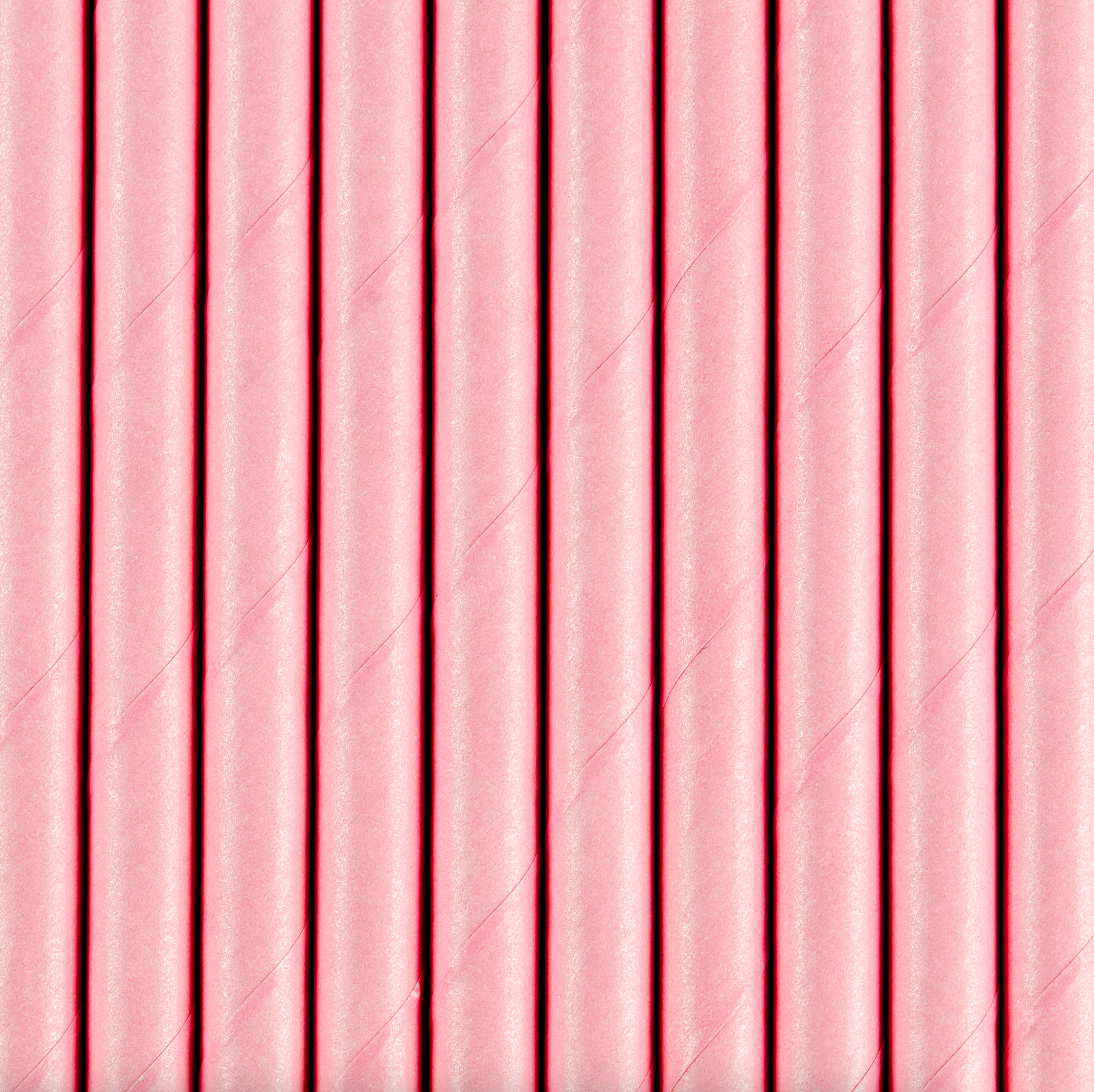 Pink Paper Party Straws