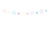 Iridescent Unicorn Star Garland