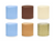 Blue & Brown Mix Crepe Paper Streamers Set