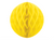 Large Yellow Honeycomb Ball Decoration
