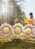 Blush Pink Walking Flower Foil Balloon