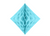Large Sky Blue Honeycomb Diamond Decoration