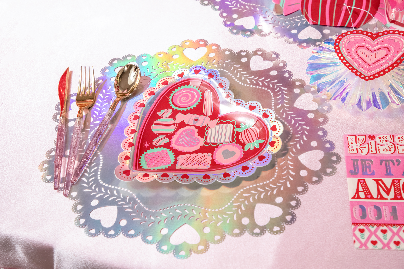 Iridescent Doily Placemats