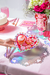 Festive Heart Dessert Plates