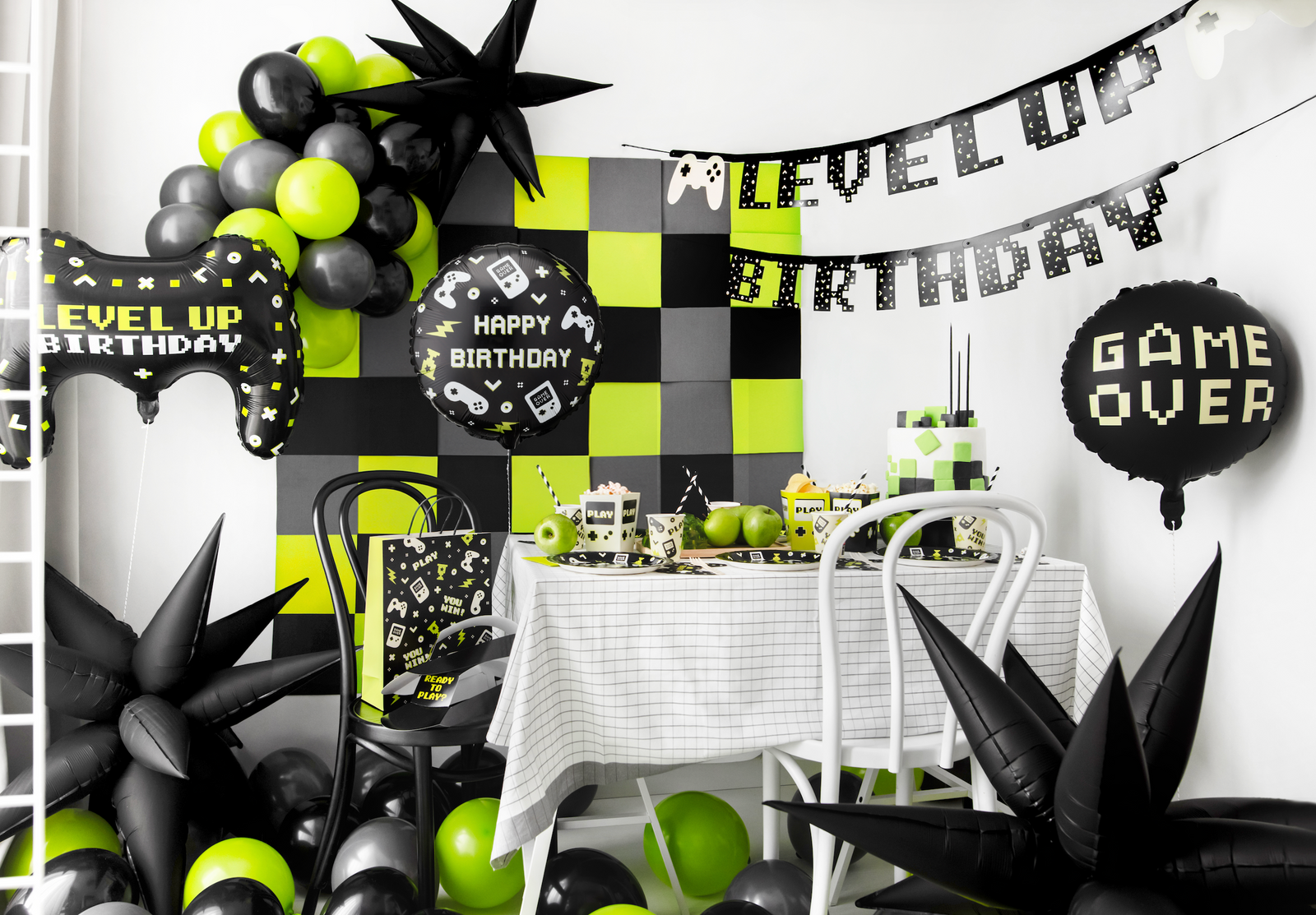 Gaming Happy Birthday Foil Balloon