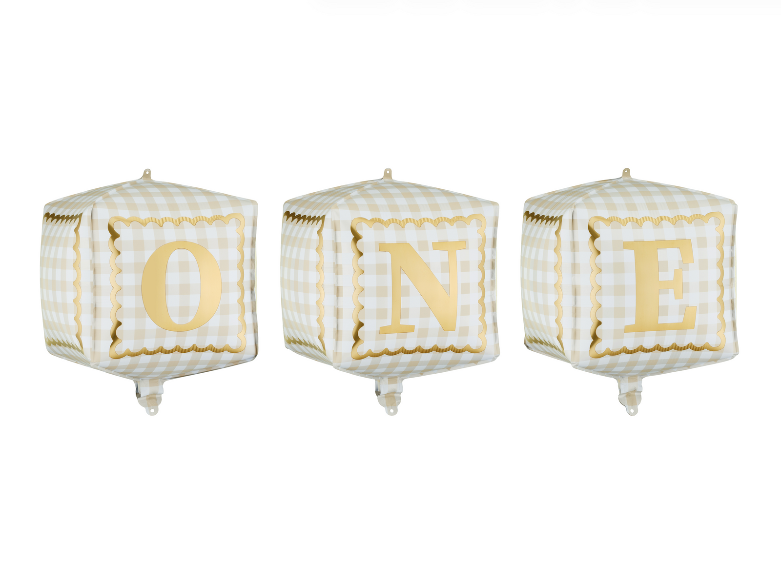 'ONE' Cube Foil Balloons