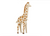 Standing Giraffe Foil Balloon