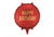 Dark Red Happy Birthday Foil Balloon