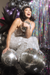 Silver Disco Ball Headband