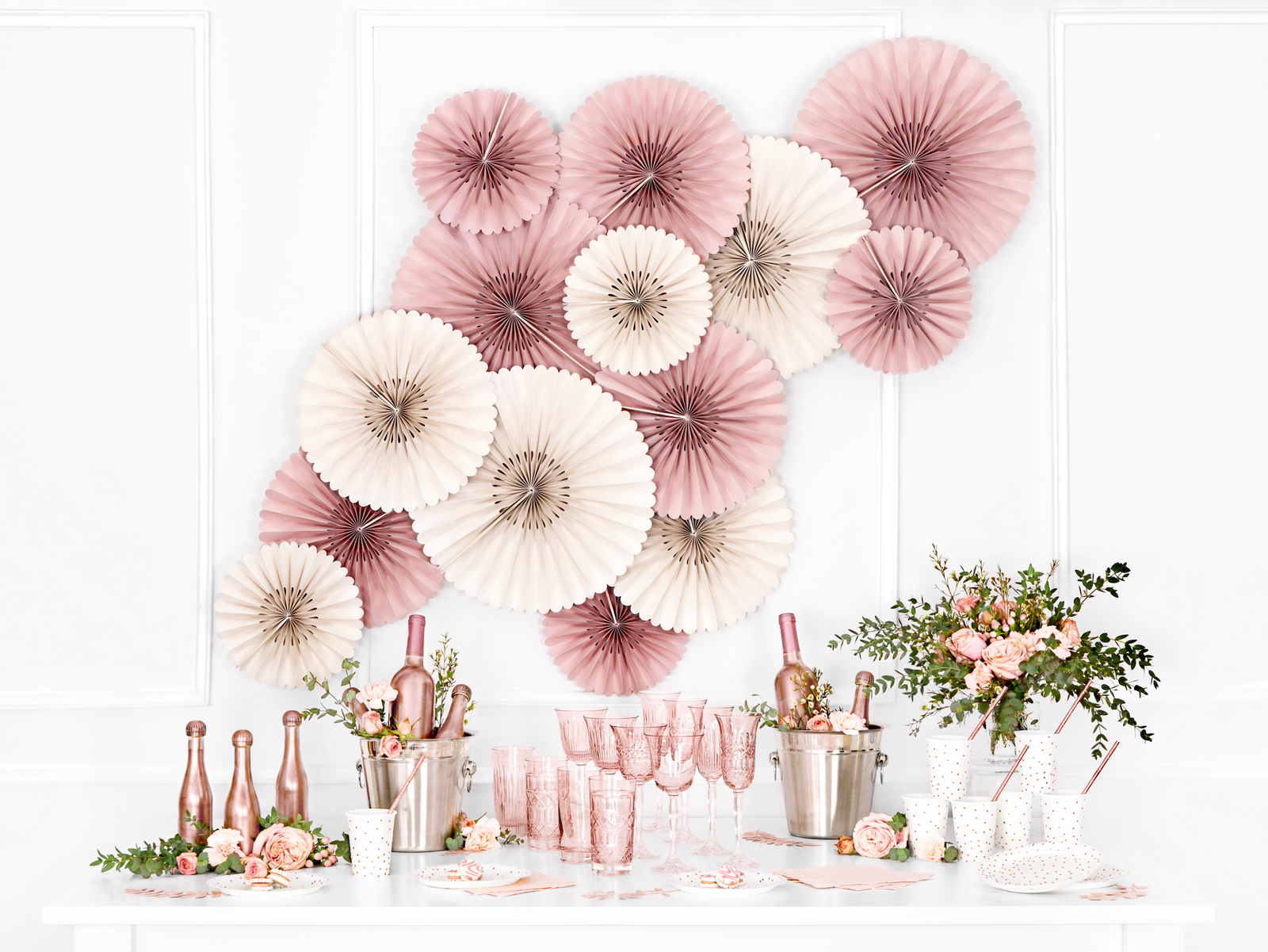 Beige Decorative Rosettes