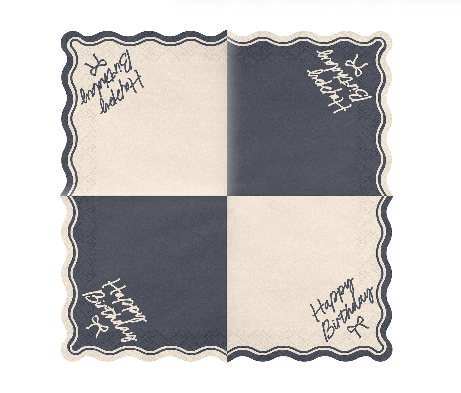 Happy Birthday Bow Paper Napkins