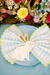 Blue & Cream Rhombus Paper Napkins